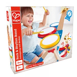 Hape Drum And Cymbal Set