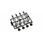 ECX Shock End, Spring Cup, Spring Clip Set: All ECX 1:10 2WD