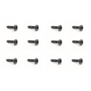 Yellow RC Round Head Self Tapping Screw 2,6x8mm (12Pcs)