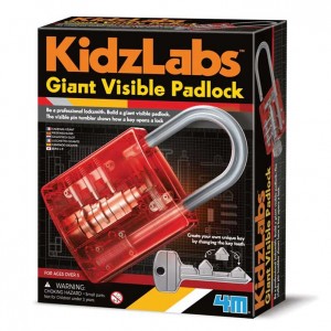 4M Kidzlabs Giant Visible Padlock