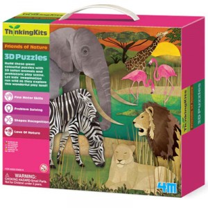 4M Thinking Kits 3D Puzzles - Safari