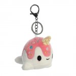 Aurora 4inch Vanilla-Berry Nomwhal Clip-On