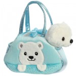 Aurora Peek-A-Boo Polar Bear - 7 inch