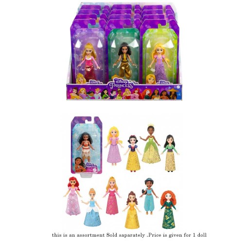 Mattel Disney Princess Small Dolls Assorted