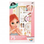 Buki Be Teens 75 Wash-off Tattoos Metallic