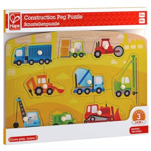 Hape Construction Peg Puzzle