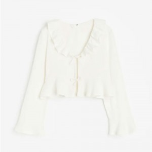 HNM Tie-Front Blouse