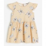 HNM Flounce-Trimmedcotton Dress