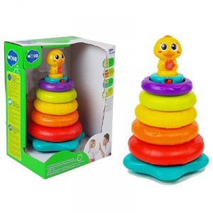 Hola Little Rainbow Duck Stacking Toy