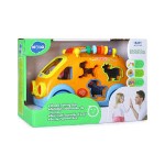Hola Shape Sorting Bus with Music/Light/Electric Universal/Block