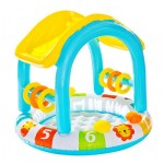 Intex Inflatable Children's Paddling Pool with Sun Protection