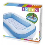 Intex Children Rectangular Blue Pool 166 x 100 x 28 cm