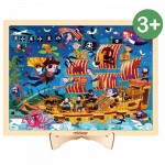 Mideer Wooden Puzzle - Pirate Boat 48pcs