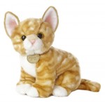 Aurora Orange Tabby Kitten Cat 10inch