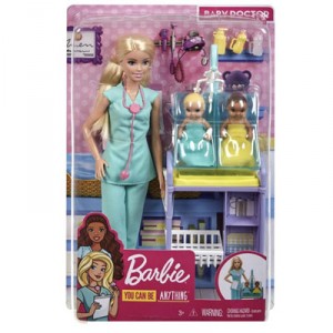 Barbie Baby Doctor Playset Doll