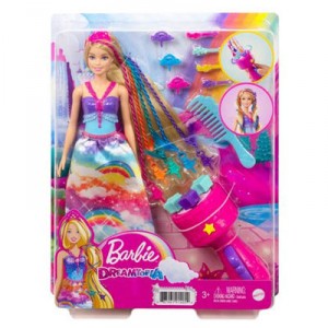Barbie Dreamtopia Braiding Fun Princess Hair Styling Doll with Accessories