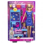 Barbie Space Discovery Barbie Doll & Science Classroom Playset with Student Small Doll