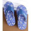 Cute Walk by Babyhug Flip Flops Floral Print - Blue, Free Size