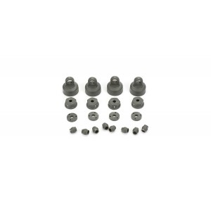 ECX Shock, Cap, Piston, Pivot Ball Set: All ECX 1:10 2WD