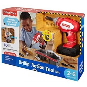 Fisher-Price Drillin' action tool set