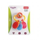 Funskool Orange Teether Rattle