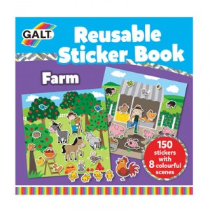 Galt Reusable Sticker Book - Farm