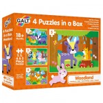 Galt 4 Puzzles in a Box - Woodland