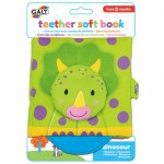 Galt Teether Soft Book  Dinosaur