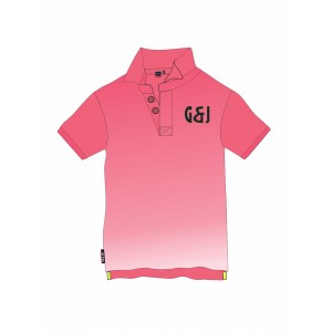 Gini & Jony Polo T-Shirt Half Sleeves - Calypso Coral, 10