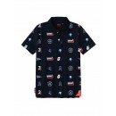 Gini & Jony Polo T-Shirt Half Sleeves - Sky Captain, 10