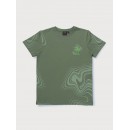 Gini & Jony T-Shirt Half Sleeves - Hedge Green, 12m