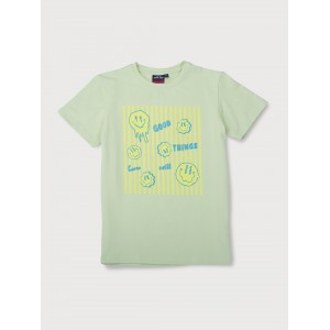 Gini & Jony T-Shirt Half Sleeves - Paradise Green, 12m