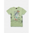 Gini & Jony T-Shirt Half Sleeves - Green Ash, 18m