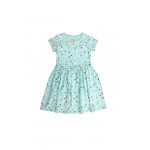 Gini & Jony Dress Half Sleeves - Aqua Splash , 12