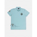 Gini & Jony Polo T-Shirt Half Sleeves - Blue Radiance, 10