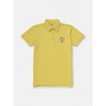 Gini & Jony Polo T-Shirt Half Sleeves - Lemon Zest, 10