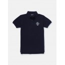 Gini & Jony Polo T-Shirt Half Sleeves - Sky Captain, 24m