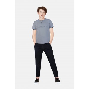 Gini & Jony T-Shirt Half Sleeves - Cool Blue, 24m