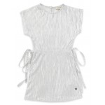 Gini & Jony Dress Half Sleeves - Egret, 12m