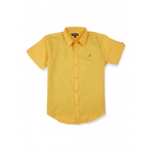 Gini & Jony Shirt Half Sleeves - Saffron, 24m