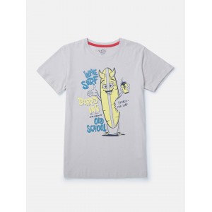 Gini & Jony T-Shirt Half Sleeves - Glacier Grey, 4