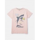 Gini & Jony T-Shirt Half Sleeves - Peach Nectar, 12m