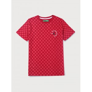 Gini & Jony T-Shirt Half Sleeves - Poppy Red, 18m