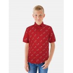 Gini & Jony Polo T-Shirt Half Sleeves - Poppy Red, 10