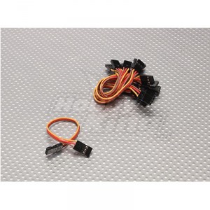 10CM Male to Male Servo Lead (JR) 26AWG