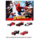 Hot Wheels Character Cars Spider-man 5pcs pack