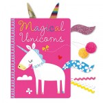 Make Believe Magical Unicorns Fabric Tab Bb