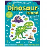 Make Believe Puffed Balloon Sticker Activity Book Dinosaur Island