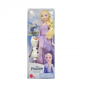 Disney Frozen Toys, Elsa Fashion Doll and Olaf Figure