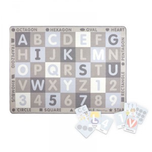 Melissa & Doug Jumbo ABC-123 Rug Neutral